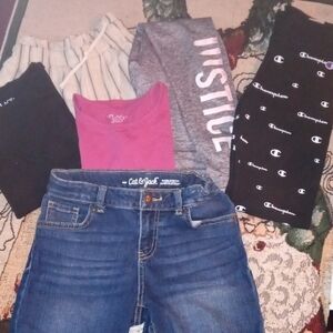 Denim Jeans and Assorted Clothing Set